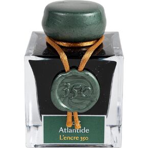 Ref H15139 - Ink for Fountain Pens & Rollerball Pens - Vert Atlantide - 50ml Bottle - 350th Anniversary