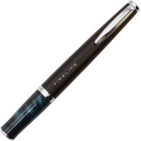 Pilot BTL-5SR-ETG Timeline Oil-Based Ballpoint Pen, Eternal Green, Black
