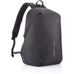 XDDesign Bobby Soft 16 Liter Anti Theft Laptop Backpack with Padded 15.6" Laptop Sleeve,RFID Protected Pocket, Waterproof, USB Charging Port, travel backpack carry on flight approved for men and women