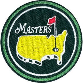 Master Golf Patch-3 Inches Iron On/Sew On Embroidered Applique Patch, Golf Lover Embroidery Patches for Clothes Backpacks Hats, Embroidered Patch, Funny Golf DIY Accessories, Gifts for Golfer
