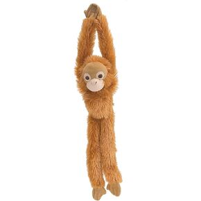 Wild Republic Orangutan Plush, Monkey Stuffed Animal, Plush Toy, Gifts for Kids, Hanging 20 Inches