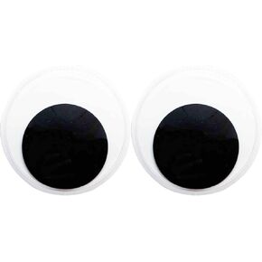 yeencheer 7.5 inch Giant Googly Wiggle Eyes with Self Adhesive, Large Eyes 2 Pack for Christmas Tree Party Decorations