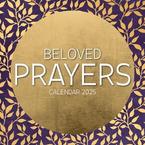 The Gifted Stationary Square Wall Calendar 2025, Beloved Prayers, 16-Month Lifestyles Theme Hanging Calendar with 180 Reminder Stickers, Monthly Family Planner for Home & Creative Spaces, 30 x 30 cm