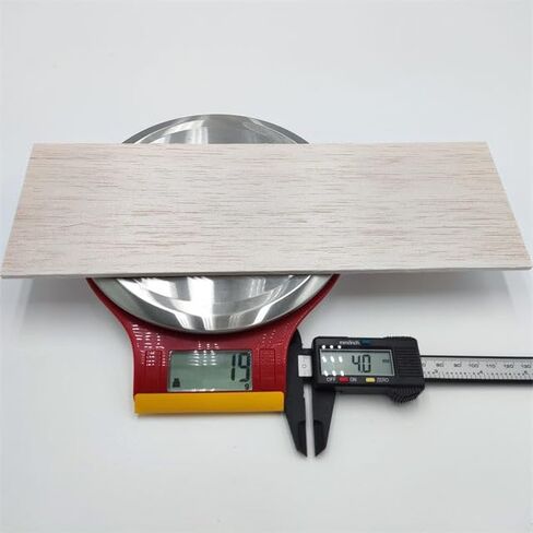 10 Pack Balsa wood Sheets 4 x 12 x 1/24 Inch 1mm Thin Wood Sheets Unfinished Balsa Wood Sheets for Crafts Architectural Models Laser Cutting Wood Burning and Drawing (1/24inch=1mm thickness) in Saudi Arabia