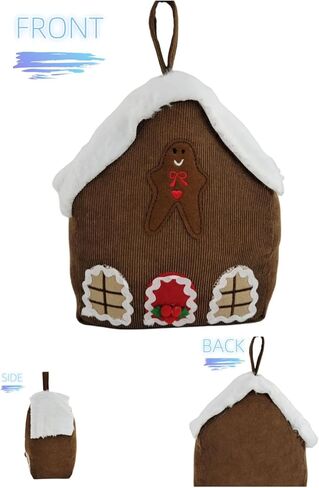 White Snow House Door Stopper, Decorative Door Stop Brown and White (Brown and White) in Saudi Arabia