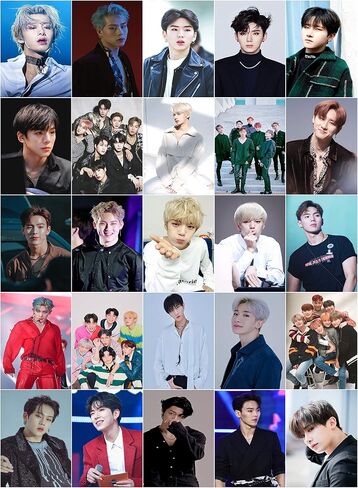 Monsta Stickers - 25 PCS Vinyl Decal Kpop Photocard Set in Kuwait