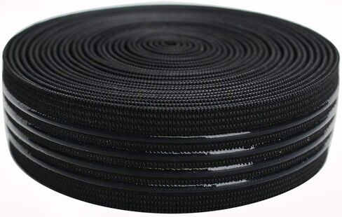 Elastic Band Silicone Backed Gripper Elastic Webbing Non-Slip Elastic Ribbon - 5 Yards per roll (30mm(FBA)) in Saudi Arabia