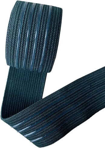 Elastic Band Silicone Backed Gripper Elastic Webbing Non-Slip Elastic Ribbon - 5 Yards per roll (30mm(FBA)) in Saudi Arabia
