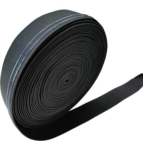 Elastic Band Silicone Backed Gripper Elastic Webbing Non-Slip Elastic Ribbon - 5 Yards per roll (30mm(FBA)) in Saudi Arabia