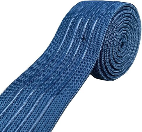 Elastic Band Silicone Backed Gripper Elastic Webbing Non-Slip Elastic Ribbon - 5 Yards per roll (30mm(FBA)) in Saudi Arabia