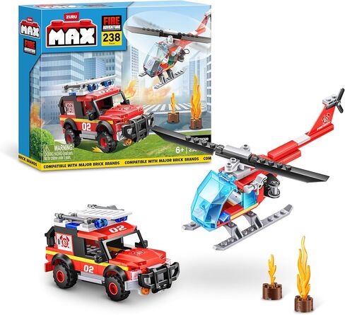 Max Build More City US-Series 218-Piece Brick Box Play Set Fire Station in Saudi Arabia