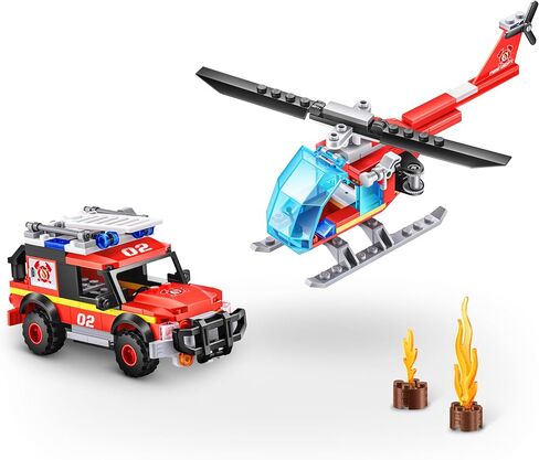Max Build More City US-Series 218-Piece Brick Box Play Set Fire Station in Saudi Arabia