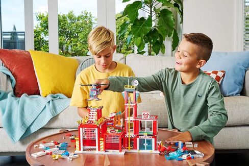 Max Build More City US-Series 218-Piece Brick Box Play Set Fire Station in Saudi Arabia