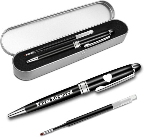 BLUPARK Vampire Lover Gift Team Edward Ballpoint Pen Twilight Fans Gift Birthday Gift for Her (Team Edward) in Saudi Arabia
