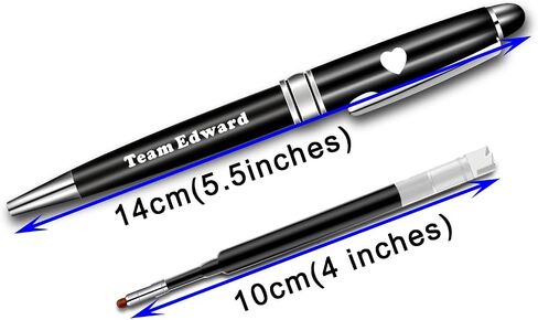 BLUPARK Vampire Lover Gift Team Edward Ballpoint Pen Twilight Fans Gift Birthday Gift for Her (Team Edward) in Saudi Arabia