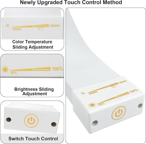 مصباح أرضي LED لرموش التجميل، ضوء الوشم، مصباح Pmu، مصباح القمر للوجه، إضاءة لإنشاء محتوى تصوير الجمال (أسود) in Kuwait