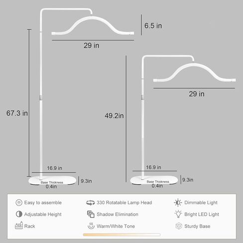 مصباح أرضي LED لرموش التجميل، ضوء الوشم، مصباح Pmu، مصباح القمر للوجه، إضاءة لإنشاء محتوى تصوير الجمال (أسود) in Kuwait