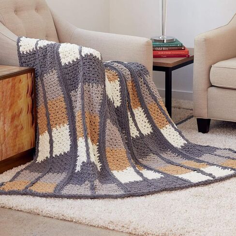 Bernat Blanket Stripes Yarn, 10.5 oz, Foggy Shores, 1 Ball in Saudi Arabia