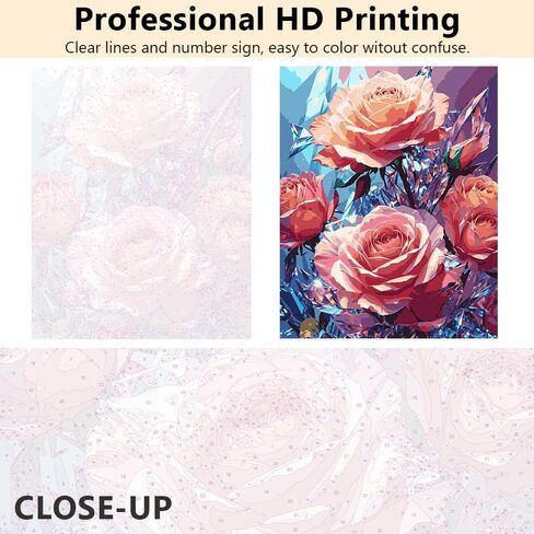 Paint by Numbers for Lady Beautiful Eyes Paint by Numbers Art Beauty Butterfly on The Face Modern Flowers Painting Artwork on Canvas DIY Painting Art Decor for Girl Painting Kits Gifts 16x20 in in Saudi Arabia