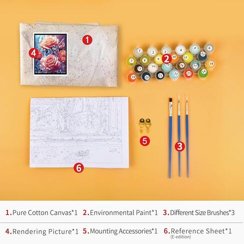 Paint by Numbers for Lady Beautiful Eyes Paint by Numbers Art Beauty Butterfly on The Face Modern Flowers Painting Artwork on Canvas DIY Painting Art Decor for Girl Painting Kits Gifts 16x20 in in Saudi Arabia