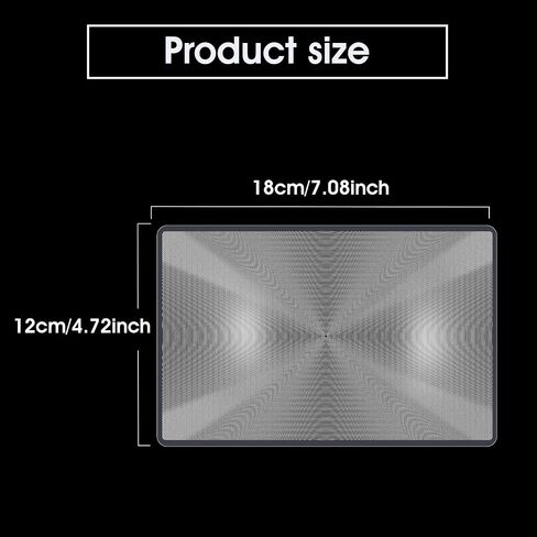Molain 3X Pocket Magnifier- 5Pcs Portable Fresnel Lens Credit Card Magnifier Wallet Magnifying Lenses Jewelry Loupe Reading Aid Helper in Saudi Arabia