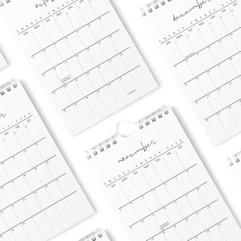 Mini Calendar 2025 - Vertical 6x9 2025 Wall Calendar Runs Until June 2026 - Easy Planning with the Small Aesthetic Desk Calendar 2025-2026 Monthly - Karto - Cursive 3.0 in Saudi Arabia