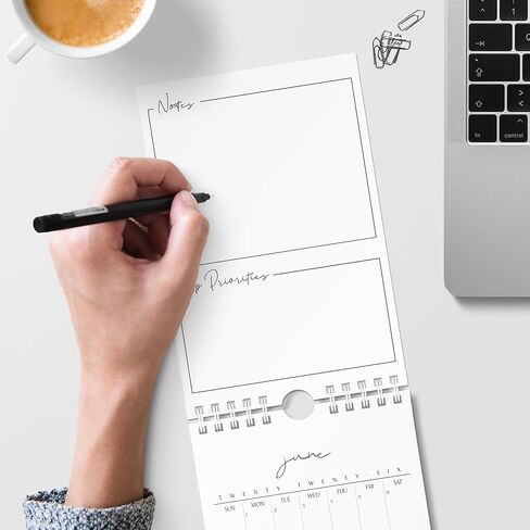 Mini Calendar 2025 - Vertical 6x9 2025 Wall Calendar Runs Until June 2026 - Easy Planning with the Small Aesthetic Desk Calendar 2025-2026 Monthly - Karto - Cursive 3.0 in Saudi Arabia
