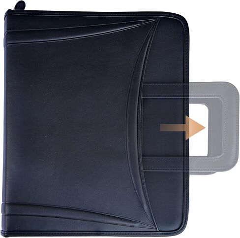 Business Portfolio Binder Document Organizer Calculator Phone & Business Cards Data Case with Letter Notepad in Saudi Arabia