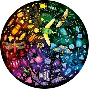 Ravensburger Circle of Colors: Insects 500 Piece Jigsaw Puzzle for Adults - 12000820 - Handcrafted Tooling, Made in Germany, Every Piece Fits Together Perfectly
