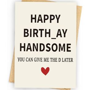 Birthday Cards for Men, Husband Birthday Card, Birthday Card for Men, Birthday Card for Him, Birthday Gifts for Men, Birthday Card for Boyfriend, Husband, Happy, Funny, A Style