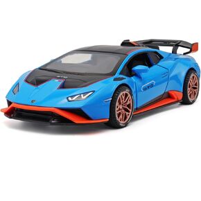 Toy Cars Lambo Huracan STO Model Cars,1/24 Race Car Toys Die Cast Metal Toy Cars,Pull Back Big Toy Cars with Light and Sound,Collectible Cars Diecast Model Cars,Toy Cars for Boys Age 4-7