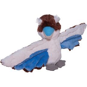 Wild Republic Huggers Kookaburra, Stuffed Animal, 8 Inches, Slap Bracelet, Plush Toy, Fill is Spun Recycled Water Bottles