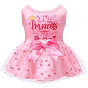 CuteBone Dog Dress Birthday Girl Puppy Princess Clothes Costume Cat Apparel Small Dogs Pet Outfit DD20M