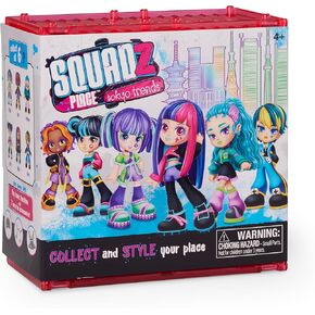 Far Out Toys Squadz Place - Tokyo Trends Surprise Dolls with Unique Vibes, Fashion Sense, and Personality - Collectible Tiny Home with Fashion-Forward Surprises