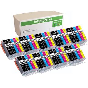 Inkjetcorner Compatible Ink Cartridges Replacement for PGI-280XXL CLI-281XXL PGI 280 XXL CLI 281 for use with TR8620A TR8622A TS9521C TS9520 TR8620 TR8622 TS702A TS6320 TR8520 (45-Pack)