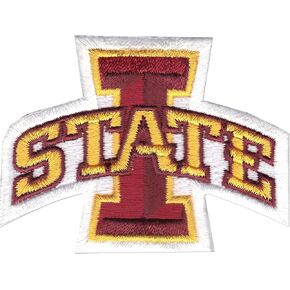 Iowa Cyclones Patch Primary Logo College Iron On Embroidered