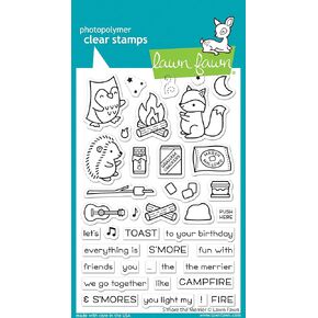 Lawn Fawn LF2593 S'More The Merrier Clear Stamp Set