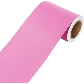 YENHOME 3"X590" Pink Wallpaper Border for Bulletin Board Self Adhesive Wallpaper Border Waterproof Mirror Frame Border Pink Bulletin Board Border Roll Classroom Girl Bedroom Bathroom Wall Removable