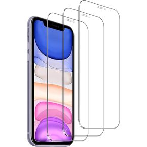 YMHML 3 Pack for iPhone 11 Screen Protector Tempered Glass, [Military Grade Shatterproof] HD Clear Film Case Friendly Screen Protector for iPhone 11 Accessories