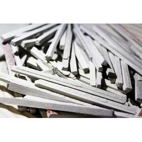250 grms Best Edible Slate Pencils/Slate Bars White Pencils/Natural Limestone Slate Chalk Pencils/Earthy Goodies Edible Thin Slate Chalk Pencils