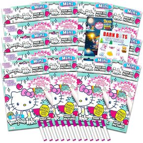 Hello Kitty Imagine Ink Party Favor Set- 12 Pack No-Mess Magic Ink Sanrio Hello Kitty Coloring Books with Stickers and More (Hello Kitty Party Favors)