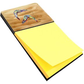 Carolines Treasures Shrimp Sticky Note Holder Large multicolor