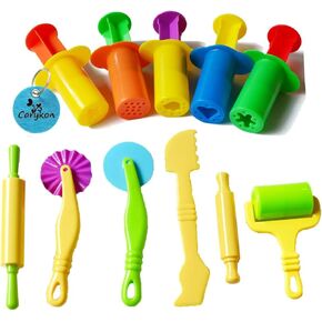 Set of 11 PCS Smart Dough Tools Kit with Models and Molds, Dough Extruders