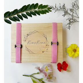 KRIMSKRAMS Large Flower Press Kit for Adults and Kids - Truly Feminine - 30 Layers 7.75x5.8 inches - DIY Flower Pressing Kit - Wooden Flower Press - Perfect for Craft Enthusiasts