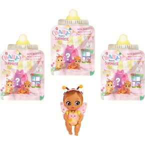 Baby Born Surprise Mini Babies Series 1 3 Pack - Unwrap Surprise Collectible Baby Doll, Butterfly or Mermaid Theme, for Kids Ages 3 and Up