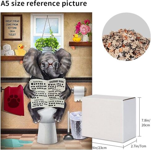 أحجيات الصور المقطوعة 1000 قطعة للبالغين - ألغاز خشبية لقراءة الصحف والكلاب - ألغاز للأطفال الصغار وديكور الحمام المنزلي، لعبة مضحكة، أفضل هدية لألعاب ما قبل المدرسة in Kuwait