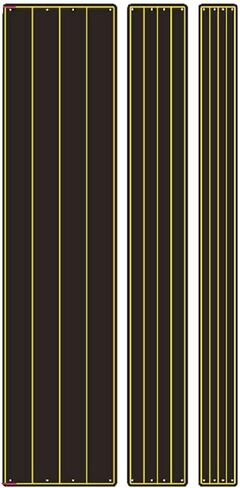 3pcs Slim Stripes Rectangle Background Dies for Card Making New Metal Cutting Dies for Scrapbooking Paper Crafting Embossing Stencils Die Cut Template Handmade Crafts Scrapbooking Supplies Arts Crafts in Saudi Arabia