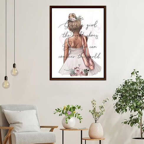 UPABLUNSO Back of A Ballet Girl Diamond Painting Kits, Happy Life Diamond Art by Number Kits for Home Decor Valentines Day Gifts Pleasure Ideal Gift 12x16 Inch in Saudi Arabia