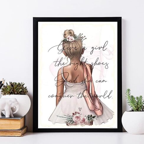 UPABLUNSO Back of A Ballet Girl Diamond Painting Kits, Happy Life Diamond Art by Number Kits for Home Decor Valentines Day Gifts Pleasure Ideal Gift 12x16 Inch in Saudi Arabia