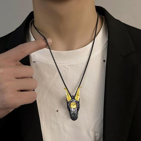 ManChDa DND مجموعة نرد المعادن DND النرد قلادة التنين قلادة للرجال قلادة على شكل تنين الزنزانات والتنينات D20 قلادة in Kuwait